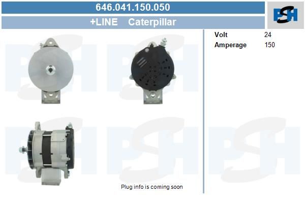 Alternator - BV PSH 646.041.150.050