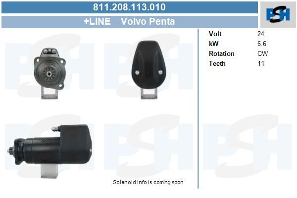 Starter - BV PSH 811.208.113.010