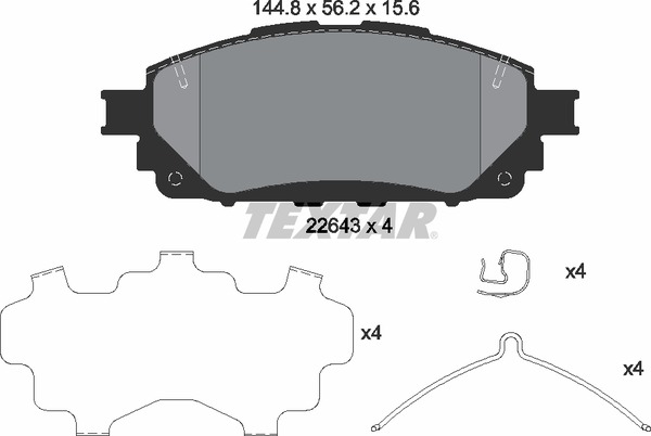 Brake Pad Set | перед |