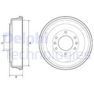 Brake Drum - Delphi BF555