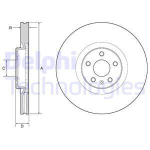 Brake Disc - Delphi BG9231C
