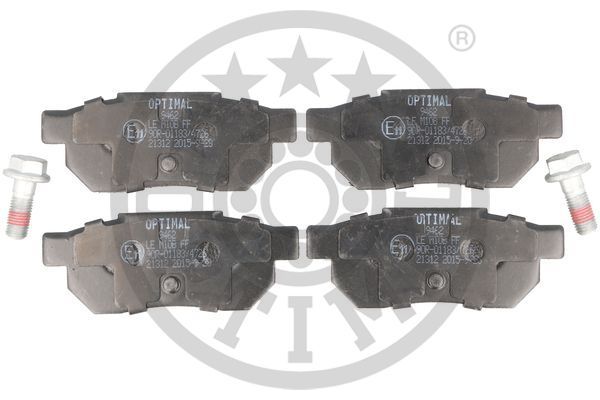 Brake Pad Set | зад | - Optimal BP-09462