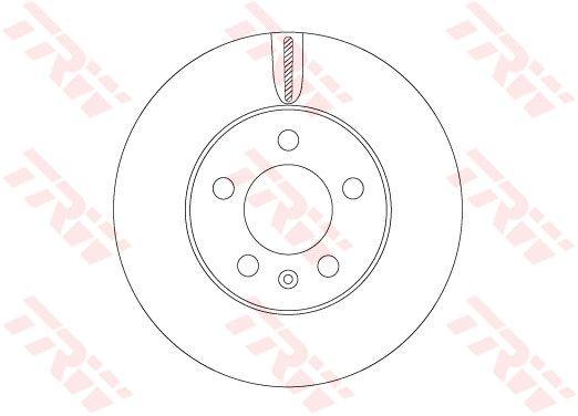 Brake Disc | перед | - TRW DF6584