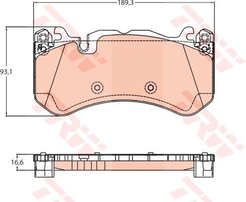 Brake Pad Set | перед |