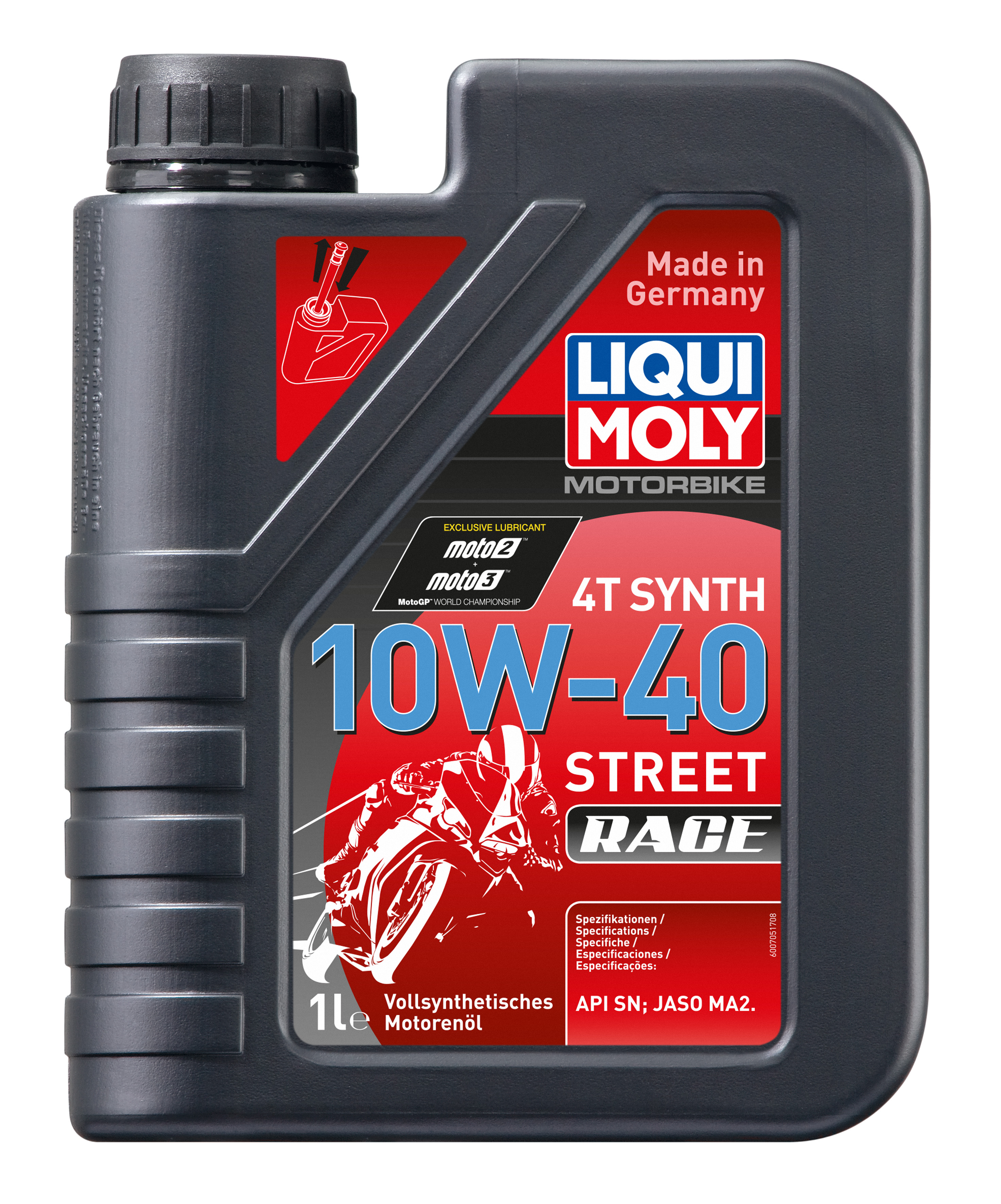 10w-40 Motorbike 4T Synth Street Race, 1л (синт.мотор.масло) - Liqui Moly 20753