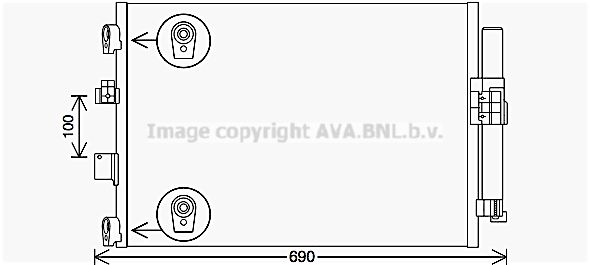 Condenser - AVA FD5654D