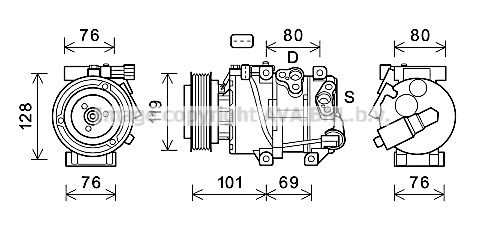 Compressor - AVA KAAK279