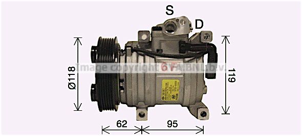 Compressor - AVA KAK298