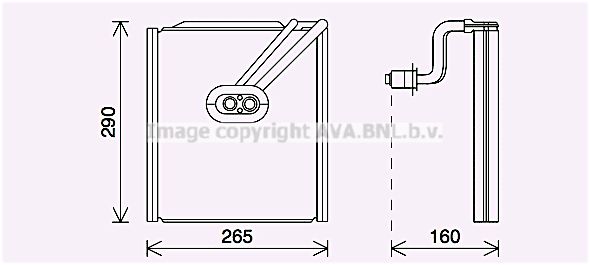 Evaporator - AVA KAV294