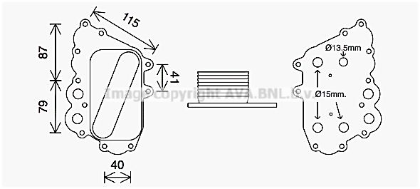 Heat Exchanger - AVA MS3713