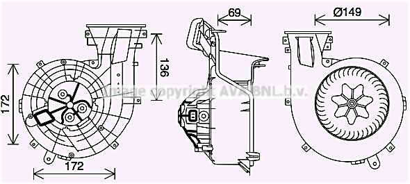 Electric Motor - AVA OL8693