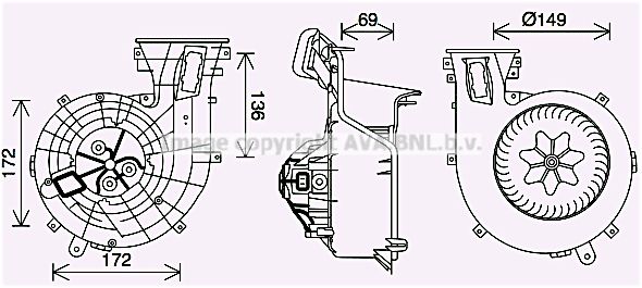 Electric Motor - AVA OL8694