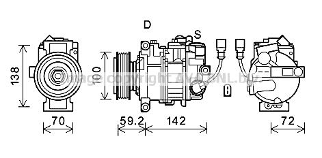 Compressor - AVA VNAK385