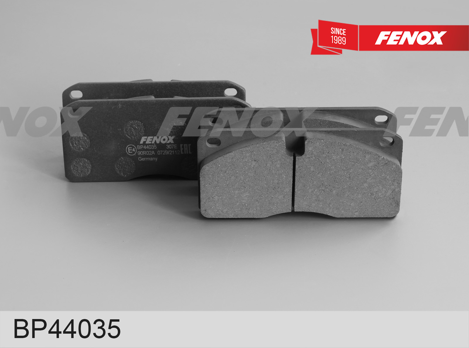 Колодки тормозные дисковые | перед/зад прав/лев | HCV - Fenox BP44035