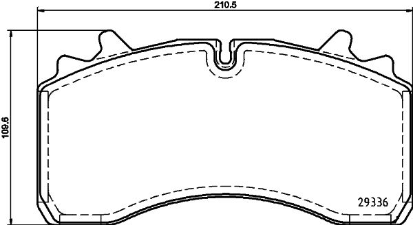 Brake Pad Set - DON CVP040K