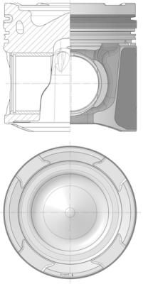 Piston - Kolbenschmidt 41120600