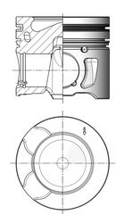 Piston - Kolbenschmidt 41251600
