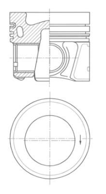 Piston - Kolbenschmidt 41661600