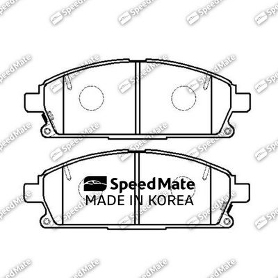 Brake Pad Set | перед | - SpeedMate SM-BPJ157