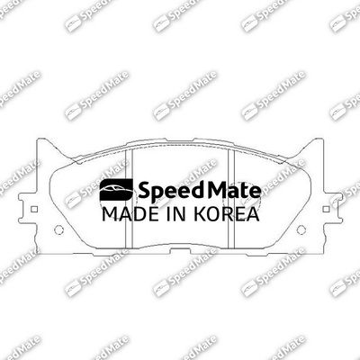 Brake Pad Set | перед | - SpeedMate SM-BPJ207