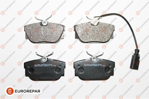 Колодки тормозные дисковые | зад | - EUROREPAR 1617263080