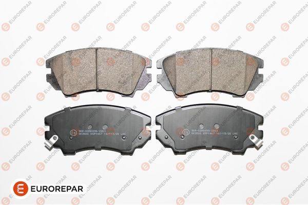 Колодки тормозные дисковые | перед | - EUROREPAR 1617287680