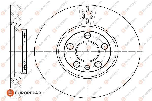 Brake Disc | перед | - EUROREPAR 1618862880