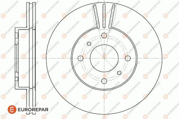 Brake Disc | перед | - EUROREPAR 1618872280