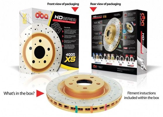 Brake Disc (high performance brakes) - DBA DBA4661XS