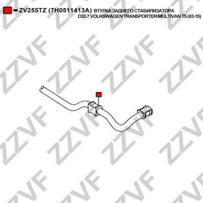 Mounting - ZZVF ZV255TZ