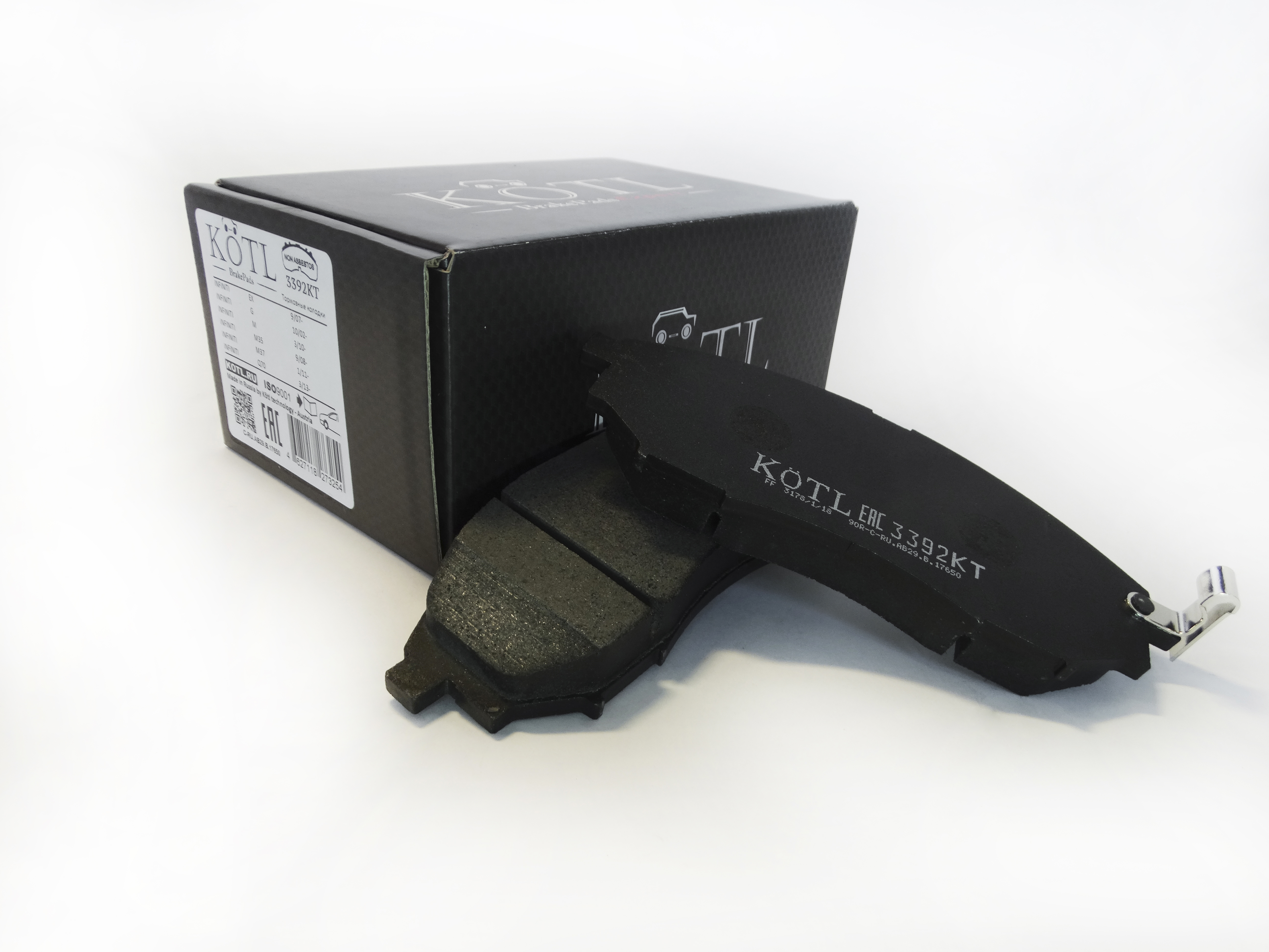 Колодки тормозные | перед | - KoTL 3392KT