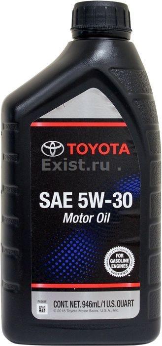 5w-30 Motor Oil API SN, 0,946л (полусинт. мотор. масло) - Toyota 00279-1QT5W-6S