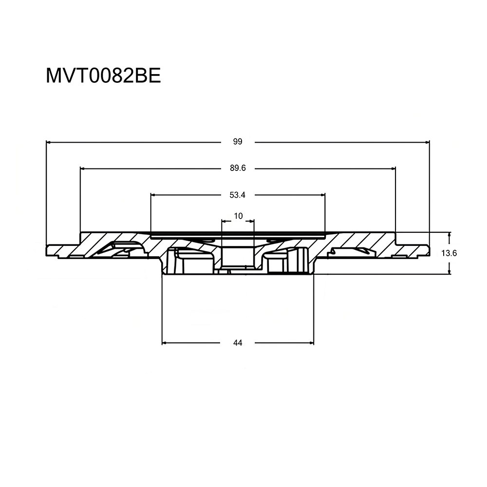 Маслоотражатель турбокомпрессора - Krauf MVT0082BE