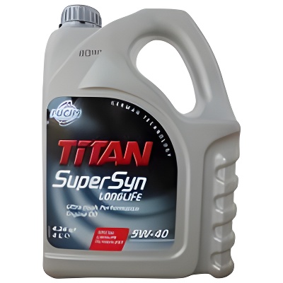 Масло синтетическое titan supersyn longlife 5w40 4л BMW long-01,mb 229.5 - FUCHS 601236655