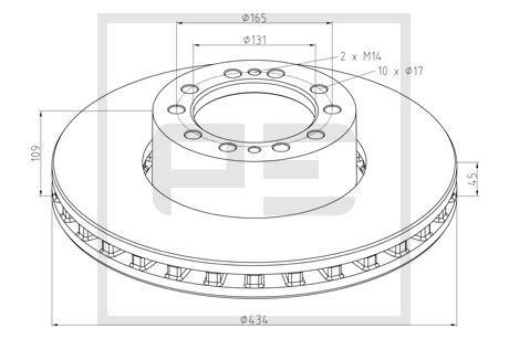 диск тормозной · Kogel, ROR - PE Automotive 26600400A