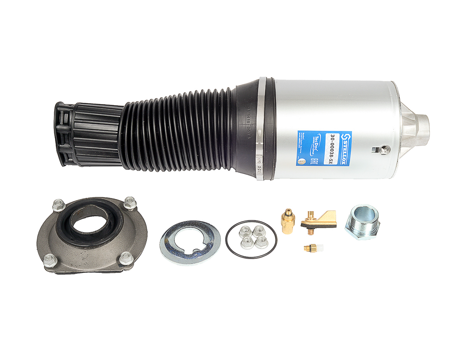 30-00038-SX_пневмоподушка передняя правая! не спорт Audi A8 D3 02-10 - Stellox 3000038SX