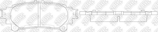 Колодки тормозные дисковые sport | зад | - NIBK PN1846S