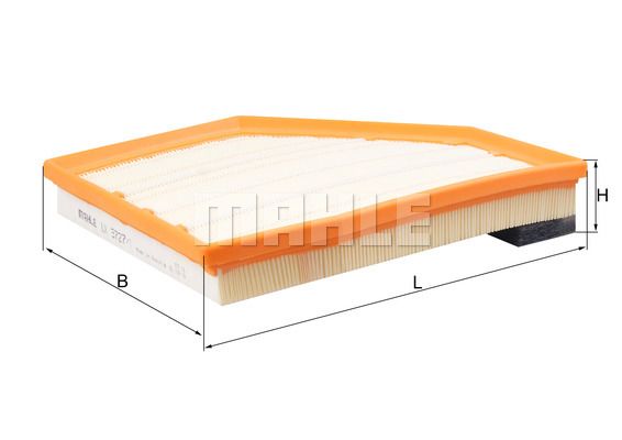 Фильтр воздушный - Knecht LX 3727/1