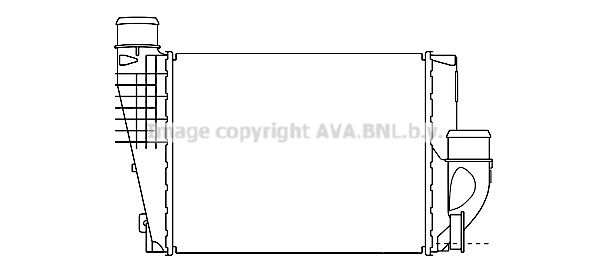 Радиатор интеркулера - AVA CN4317