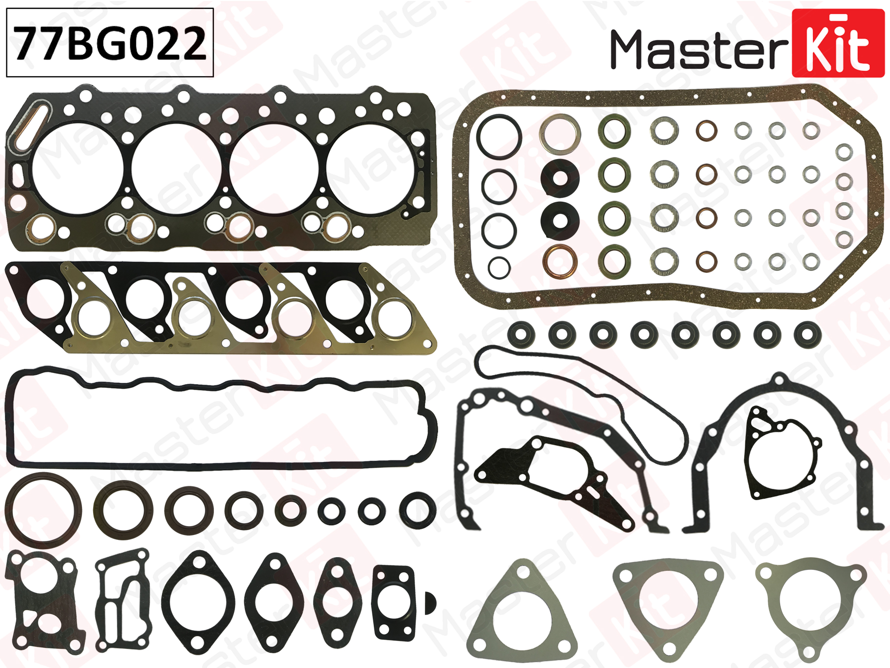 Комплект прокладок головки блока цилиндров - Master KiT 77BG022