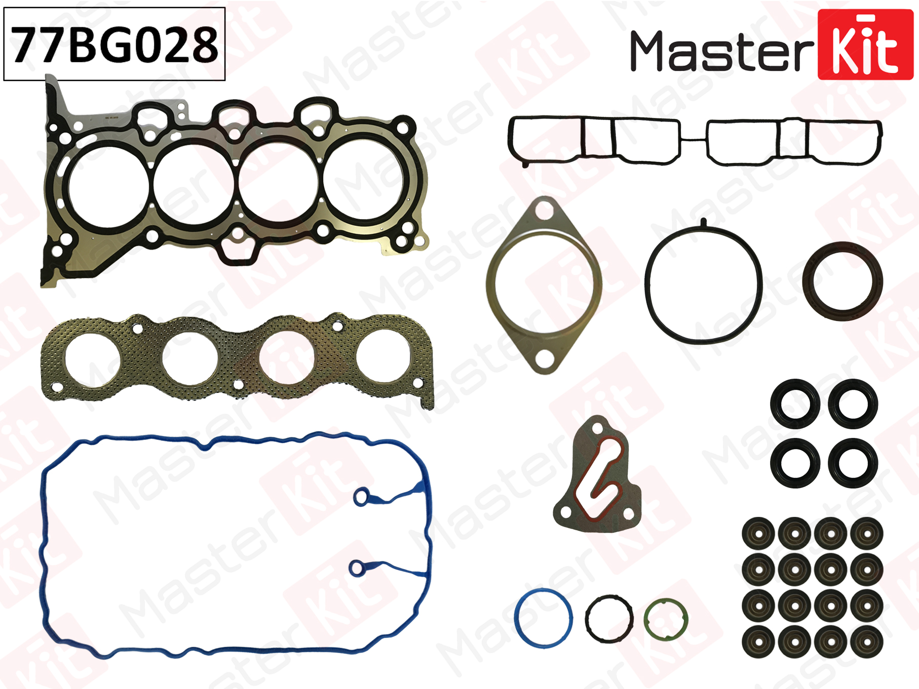 Комплект прокладок головки блока цилиндров - Master KiT 77BG028