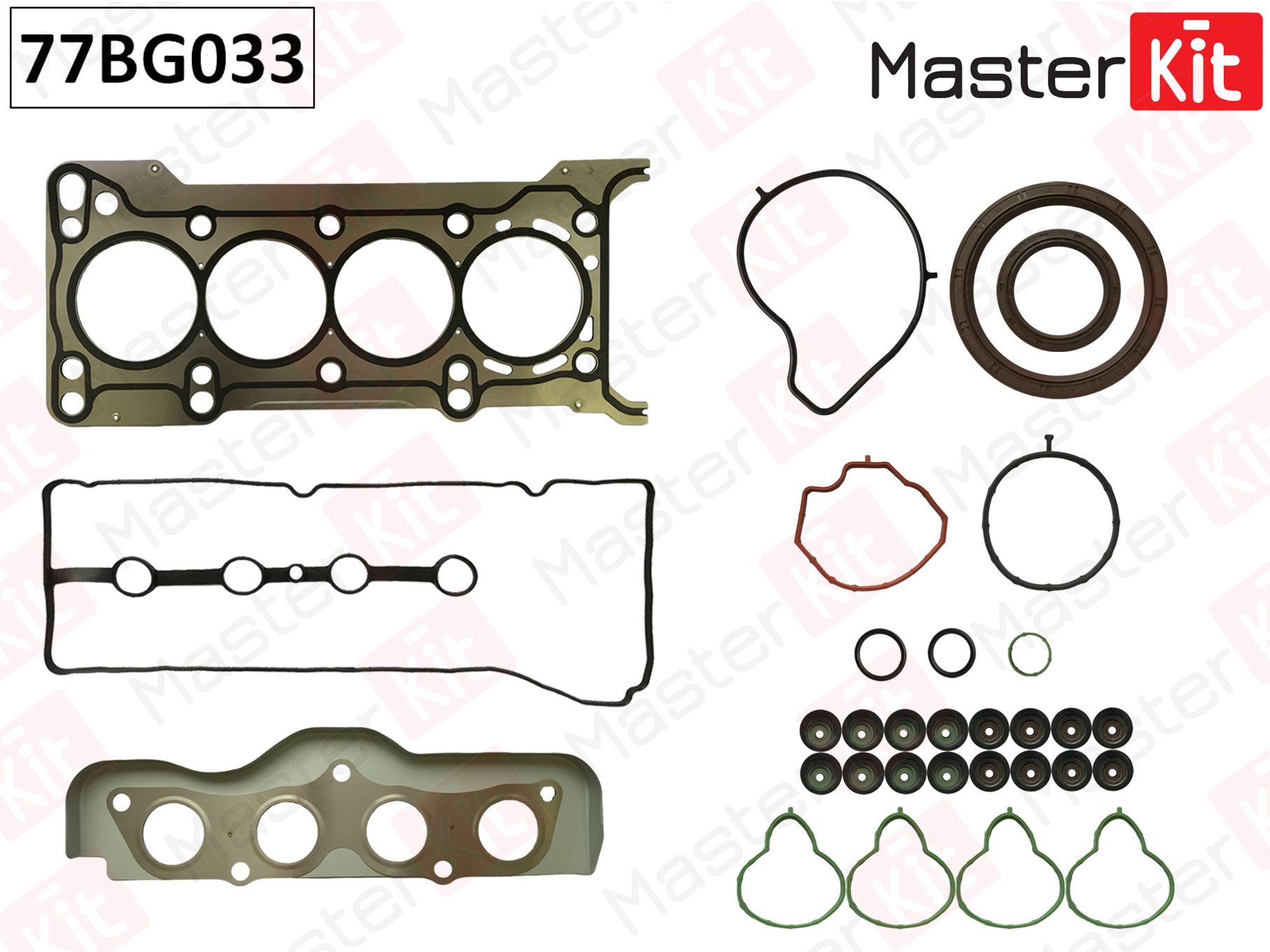 Комплект прокладок головки блока цилиндров - Master KiT 77BG033