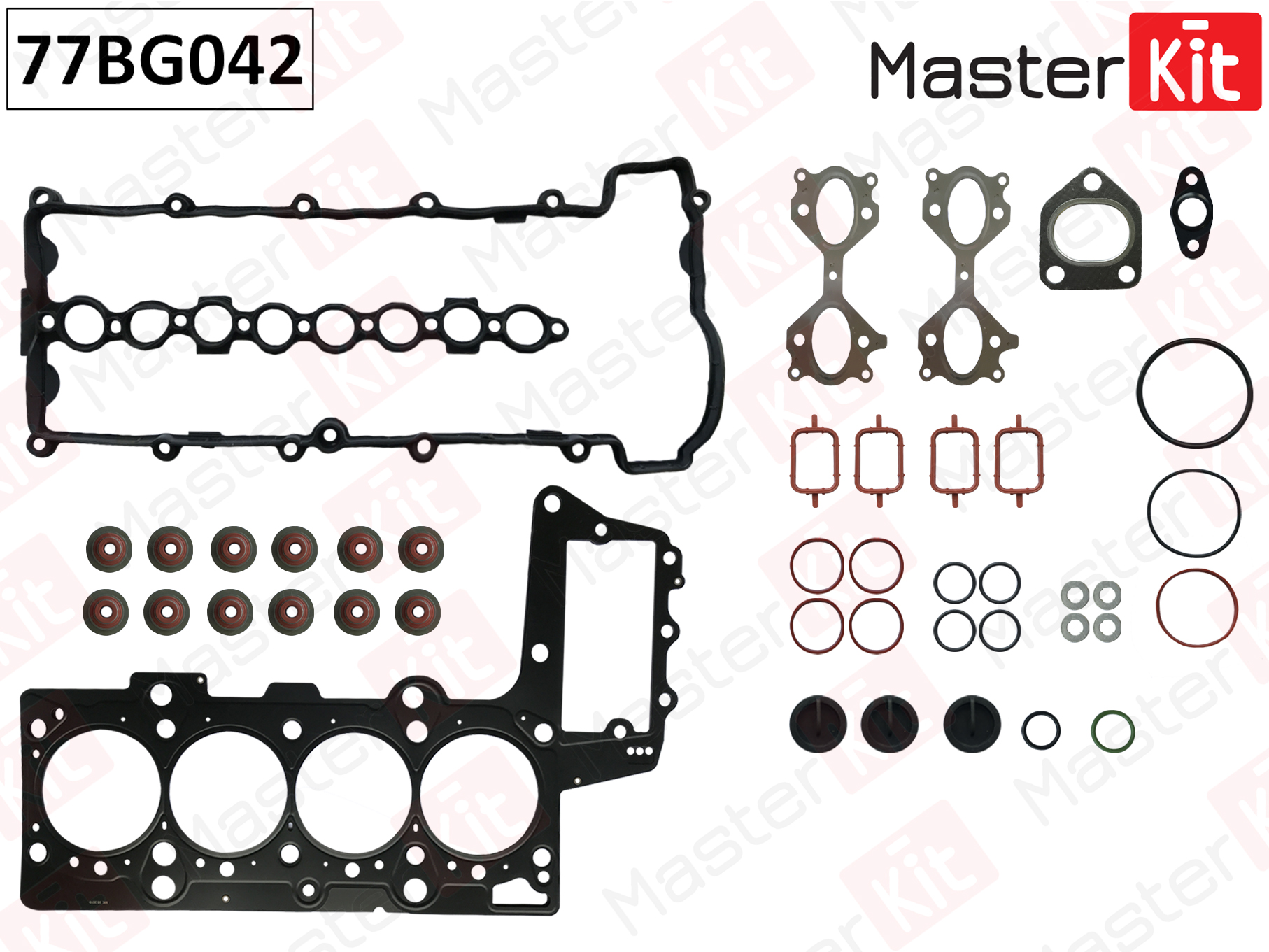 Комплект прокладок головки блока цилиндров - Master KiT 77BG042
