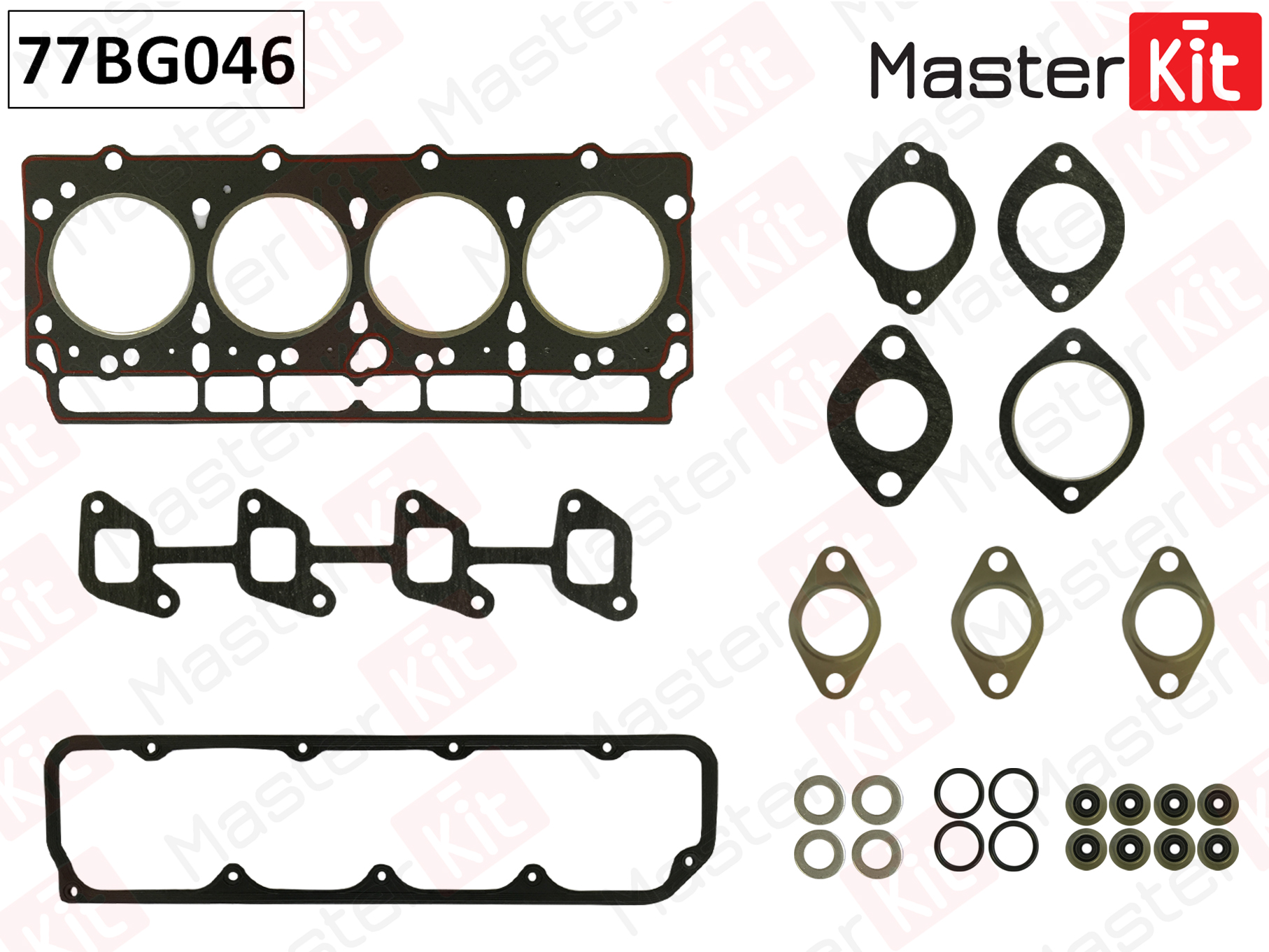 Комплект прокладок двигателя - Master KiT 77BG046