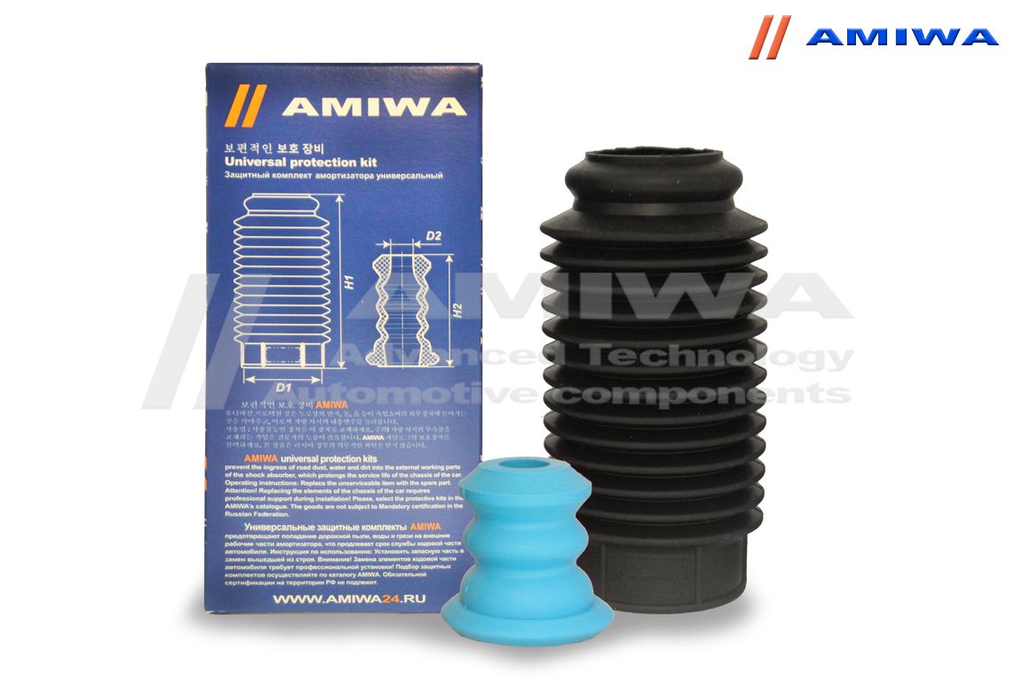 Защитный комплект амортизатора универсальный. - Amiwa KR66622