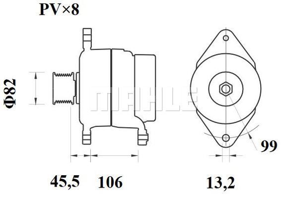Генератор - Knecht MG 877