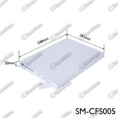 Фильтр салона - SpeedMate SM-CFS005