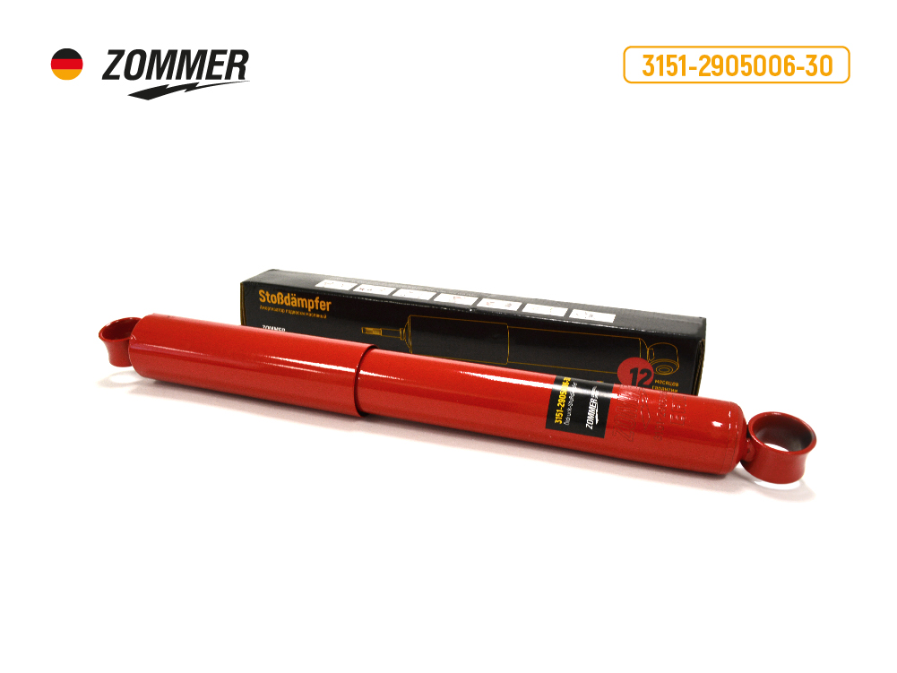 Амортизатор подвески уаз-31512,3741 пер/зад масл () - Zommer 3151290500630