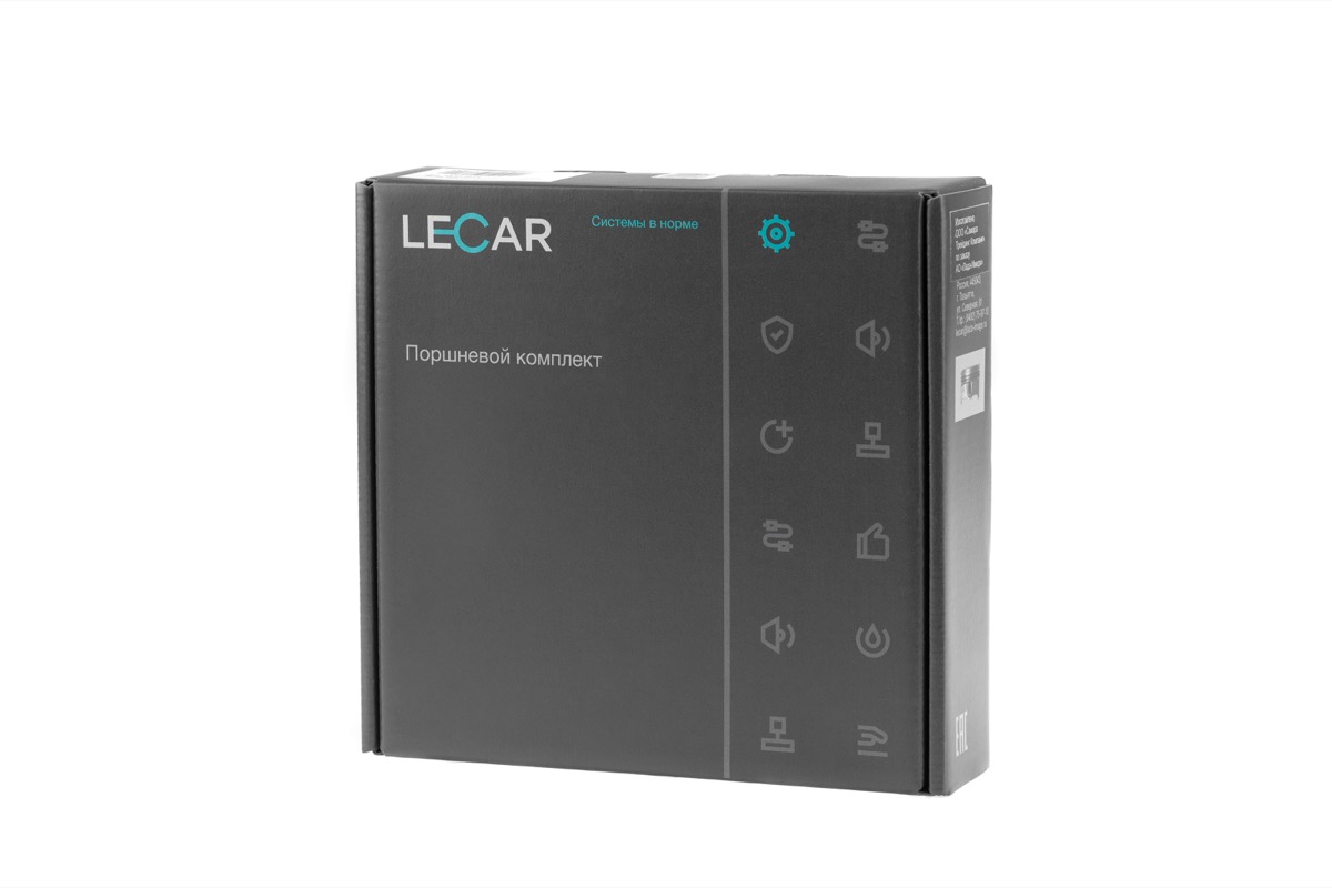 Поршень 80 Ларгус (дв. k7m, 8V) класс c с пальцем и кольцами (к-т) lecar фирм.упак lecar - LECAR LECAR017182002
