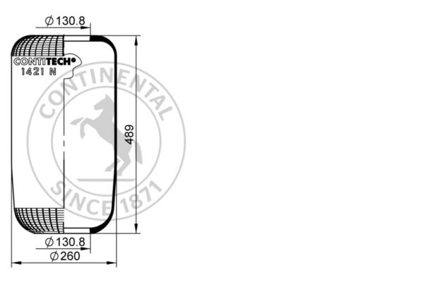 Premium Range - CONTITECH AIR SPRING 1421 N
